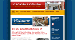 Desktop Screenshot of civilwarcollectiondealer.com