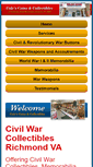 Mobile Screenshot of civilwarcollectiondealer.com